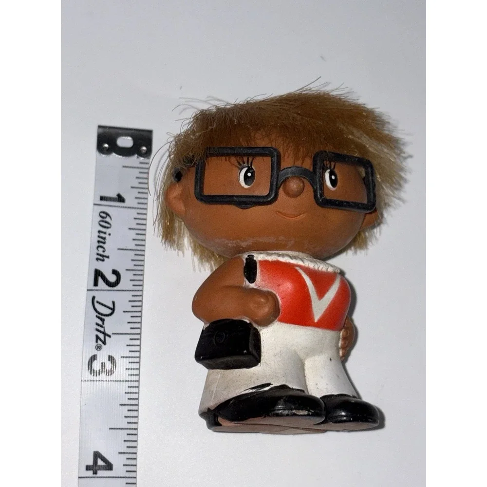 vintage 1960s Korean Brat doll With Glasses 3.5